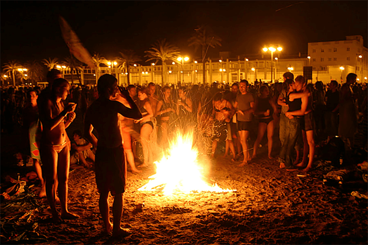 The night of fire Festival