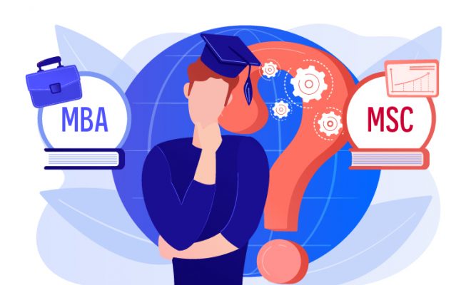 difference between MBA and MSc