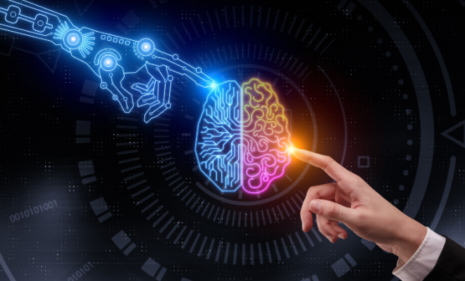 artificial intelligence combined with human intelligence.