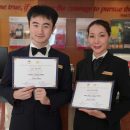 Winners of the National Mocktail Competition 2023 Student Category from MDIS School of Tourism and Hospitality with their certificates.