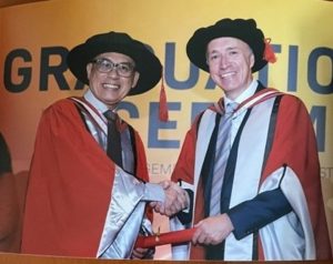 Bridging Theory and Real-World Impact Why Dr. Cidi Wee Chose the Teesside University DBA at MDIS - Dr. Cidi Wee's Graduation