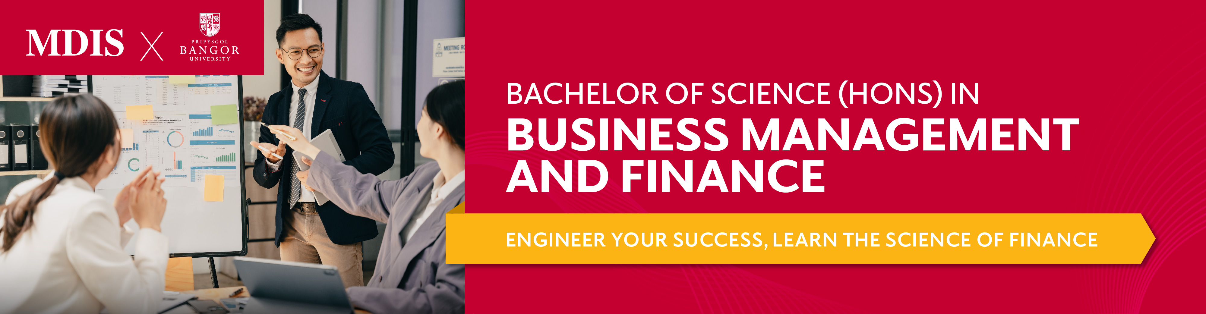 BSc (Hons) in Business Management and Finance Landing Page
